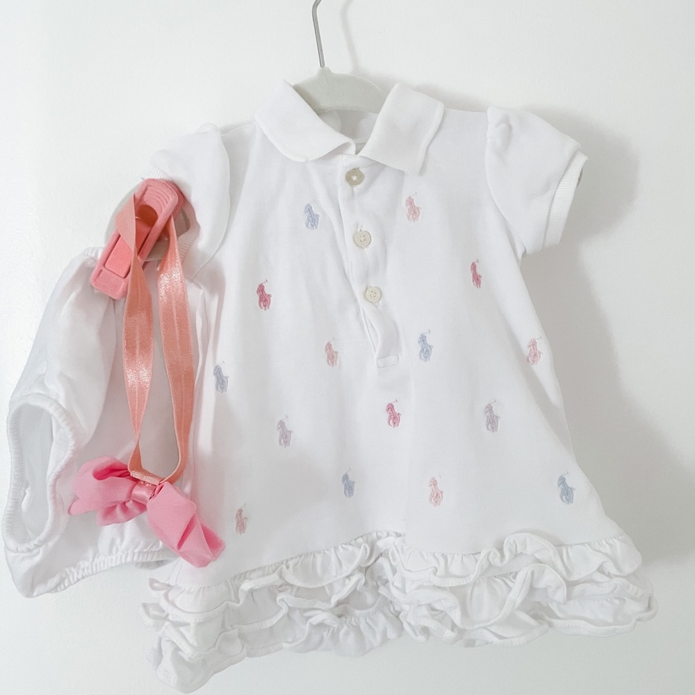 Baby girl 0-3 Ralph Lauren polo dress